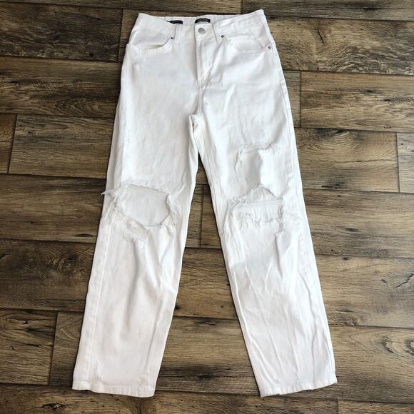 Wild Fable Women High-Rise 90s Relaxed Straight Dad Jeans Distressed 4… - Picture 1 of 13